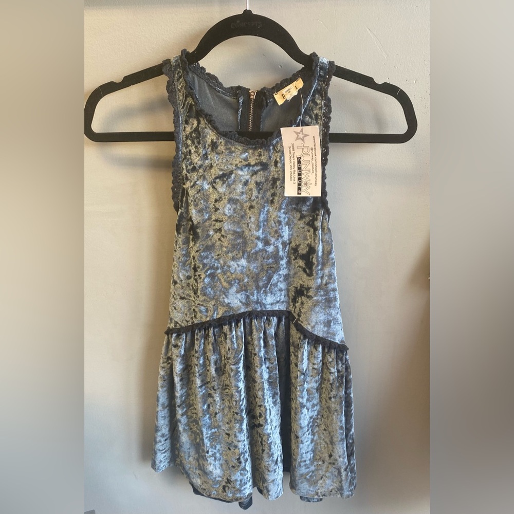 Boutique velvet top